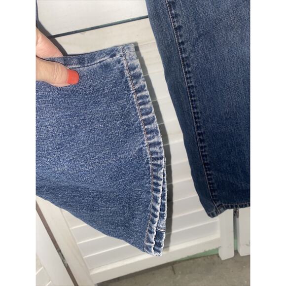 Vintage 90s Y2K Calvin Klein Blue Jeans High Rise Size 8 100% Cotton - Picture 5 of 7